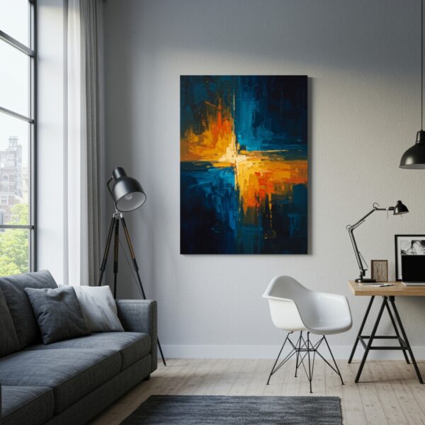 Custom canvas or poster mockup, HD print, decorative art by Print Design SF